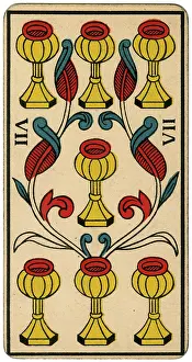 Tarot: Tarot Card - Coupe (Cup) VII
