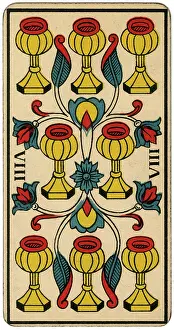 Tarot: Tarot Card - Coupe (Cup) VIII