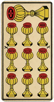 Tarot: Tarot Card - Coupe (Cup) X