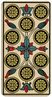 Telling: Tarot Card - Deniers (Coins) X