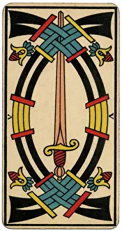 Epee: Tarot Card - Epees (Swords) V