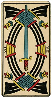 Epee: Tarot Card - Epees (Swords) VII