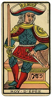 Epees: Tarot Card - Roy d'Epee (King of Swords)