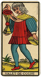Tarot Card - Valet de Coupe (Page of Cups)
