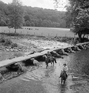 Fording: Tarr Steps, Somerset