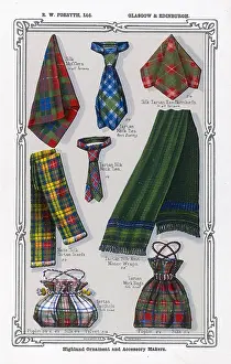 Cravats: Tartan Accessories 1902