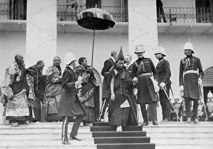 Lama: Tashi Lama and his entourage, 1910