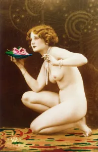 Intimate: A tastefully posed nude woman