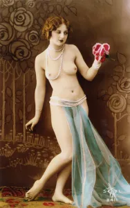 Intimate: A tastefully posed nude woman