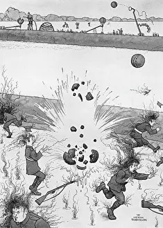 Catapults: The Tatcho Bomb by Heath Robinson