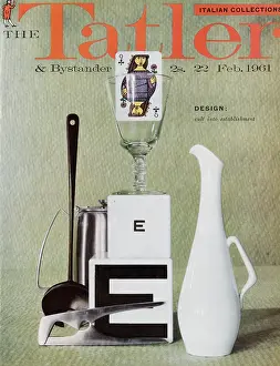 Pile: Tatler Front Cover - collected designer household objects