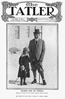 Brandram: Tatler cover - King Constantine of Greece at St. Moritz