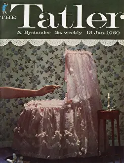 Tatler Front Cover - light being turned on above baby's crib
