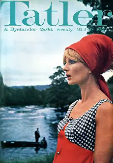 Gingham: Tatler front cover, Marlow, Bucks, 1963
