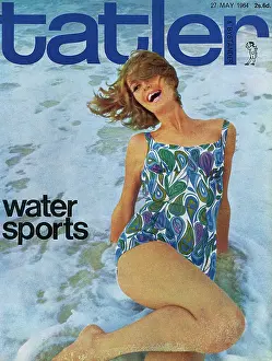 Lycra: Tatler front cover, May 1964