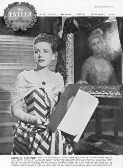 Anacapri: Tatler front-cover: Phyllis Calvert