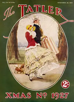 Promenading: THE TATLER XMAS NO 1927