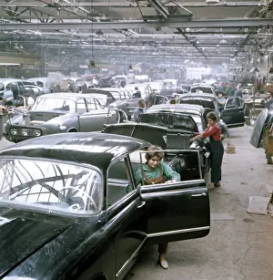 Koprivnice: Tatra 603 - car - production - assembly hall