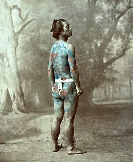 Tattooed: Tattooed man, Japan