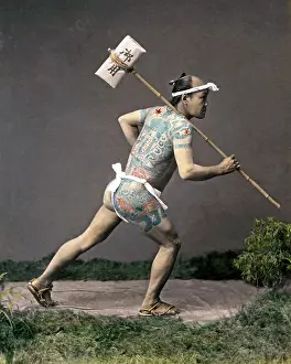 Tattooed: Tattooed post runner, Japan
