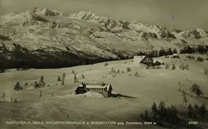 Dachstein: Tauplitz (Styria). Tauplitzalm (1650 m). Naturfreundehaus