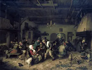 Ostade: The Tavern, by Adriaen van Ostade