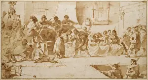 Guercino: A Tavern Scene