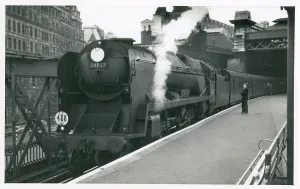 Taw Valley railway engine, Charing Cross Station, London