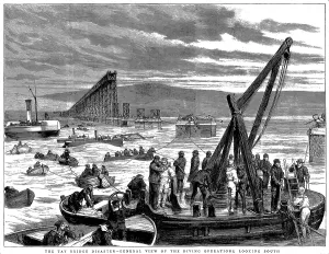 Unstable: Tay Bridge disaster, view of the diving operations