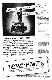 Toolmakers: Taylor-Hobson Toolmakers Microscope