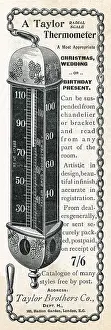 Thermometer: Taylor Thermometer - 1897