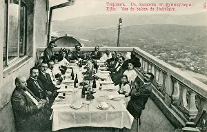 Tiflis: Tbilisi - Lunch on the Balcony of the Funicular Railway Stat