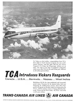 Airlines: TCA: Trans-Canada Airlines: Vickers Viscount