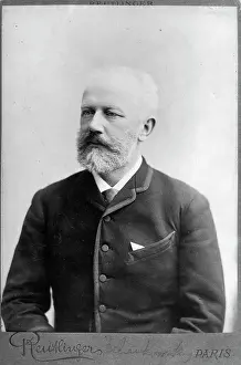 Perforation: Tchaikovsky, photograph by Reutlinger studio