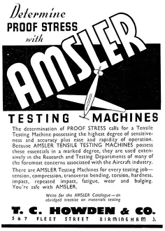 Howden: T.C.Howden Amsler Testing Machines
