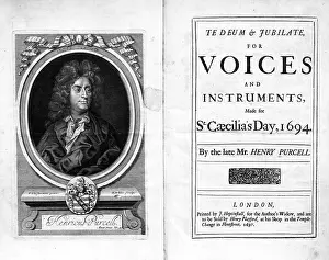Cecilia: Te Deum and Jubliate by Purcell