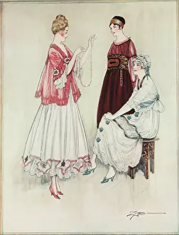 Rict0001: Tea and Boudoir Gowns 1916