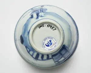 Hand Painted: Tea bowl, underside