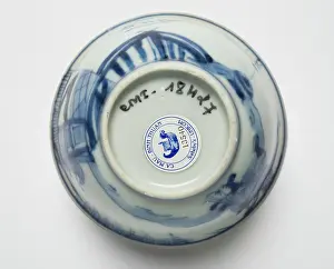 Hand Painted: Tea bowl, underside