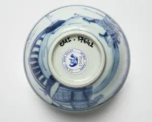 Hand Painted: Tea bowl, underside