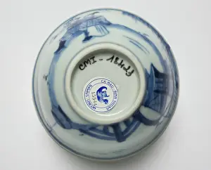 Hand Painted: Tea bowl, underside