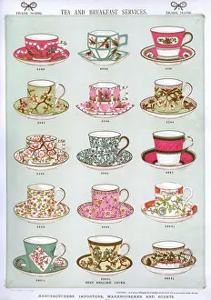 Cups: Tea and Breakfast Services, Best English China, Plate 32