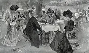 Pleasant: Tea in Kensington Gardens, 1901