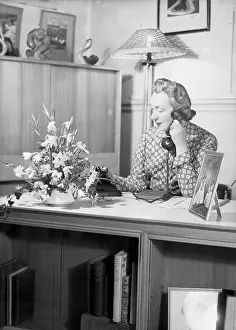 Receptionist: Tea Pot on Desk