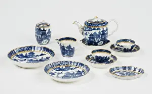 Caughley: Tea set