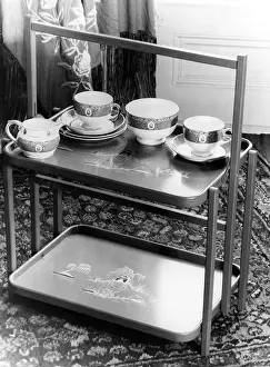 Inlay: TEA STAND 1930S