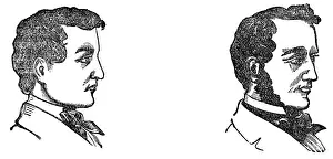 Profiles: The Teacher, phrenological portraits, 1902