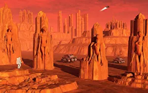 Robotic: A team of explorers from Earth exploring Mars ancient ?