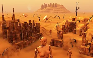 Cyber: A team of robots gather the last of martian technology