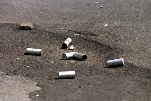 Canisters: Empty Tear Gas Canisters